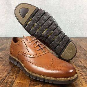 NEW Cole Haan ZEROGRAND Wingtip Oxford Shoes Dress